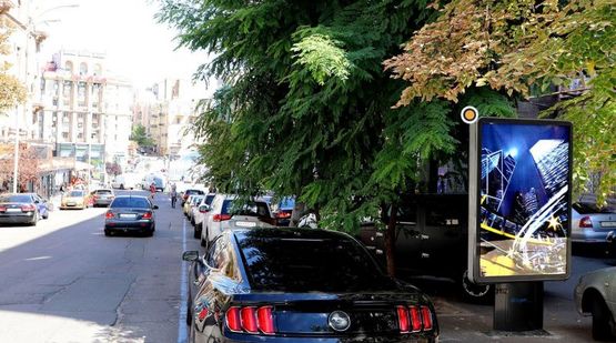 Фото рекламной плоскости по адресу Бориса Гринченко ул. 9-1