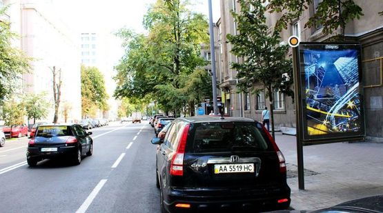 Фото рекламной плоскости по адресу Институтская ул. 22/7