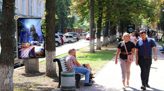 Фото рекламной плоскости по адресу Липская ул.  разделитель