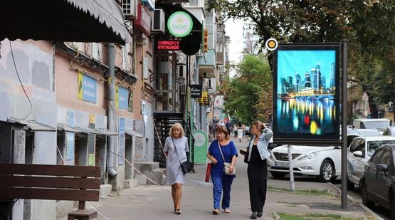 Фото рекламной плоскости по адресу Сечевых Стрельцов ул.14