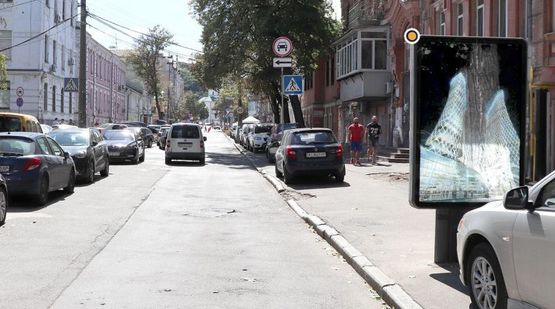 Фото рекламной плоскости по адресу Хорива ул. 33