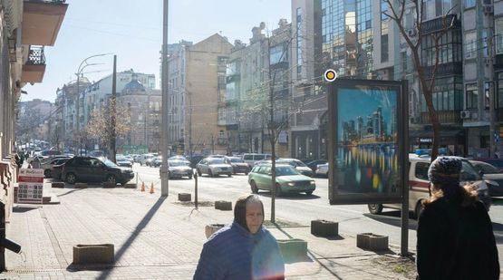 Фото рекламной плоскости по адресу Саксаганского ул., 96