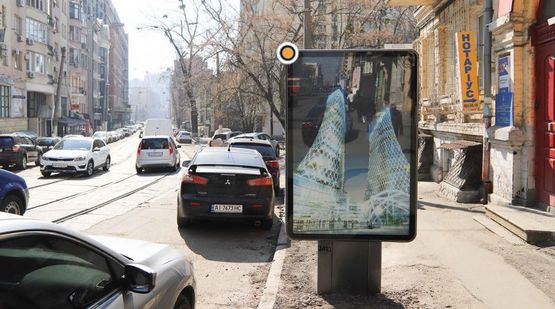 Фото рекламної площини за адресою Дмитриевская ул.,33