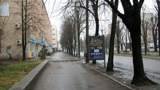 Фото рекламної площини за адресою Шевченко бул. 177 !!! Размер 1.22х1.84 м !!!