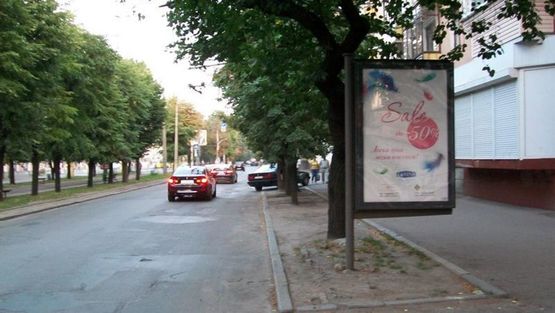 Фото рекламної площини за адресою Шевченко бул. 244 !!! Размер 1.22х1.84 м !!!