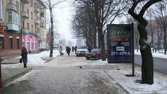 Фото рекламной плоскости по адресу Шевченко бул. 244 !!! Размер 1.22х1.84 м !!!