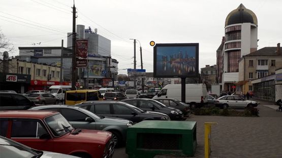 Фото рекламної площини за адресою Каменецкая ул./ Подольская ул., ТРЦ "Квартал", АТБ