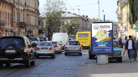 Фото рекламной плоскости по адресу Городоцкая ул., 86 (в зоне перекр. с ул. Головатского)