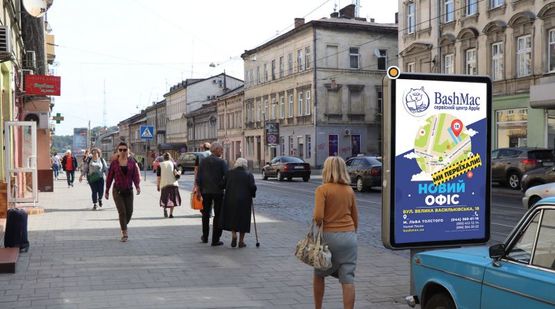 Фото рекламної площини за адресою Городоцкая ул., 86 (в зоне перекр. с ул. Головатского)