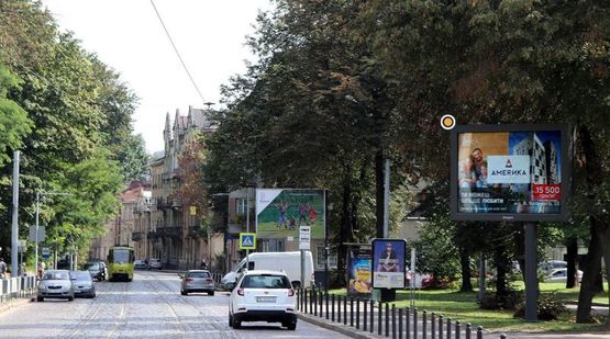 Фото рекламной плоскости по адресу Витовского ул., к пл. И.Франка, Парк культуры