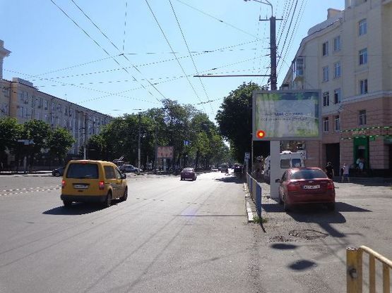 Фото рекламної площини за адресою Яворницкого пр., 123 - Вокзальная пл.