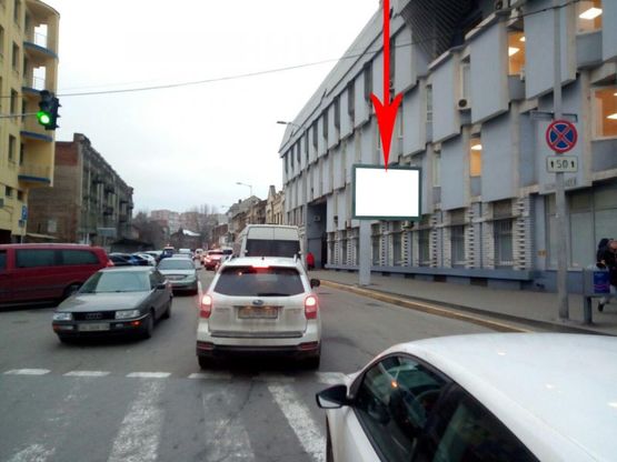 Фото рекламной плоскости по адресу t054A3,вул. Харківська - вул. Глінки, біля Апеляційного суду, біля ТРЦ МОСТ СІТІ