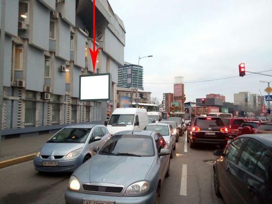 Фото рекламной плоскости по адресу t054В6,вул. Харківська - вул. Глінки, біля Апеляційного суду, біля ТРЦ МОСТ СІТІ