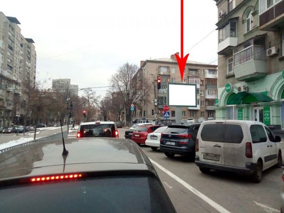 Фото рекламної площини за адресою t063A2,вул. Гоголя - вул. Шевченка, біля світлофора