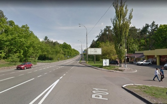 Фото рекламної площини за адресою Столичне шосе (Конча Заспа)/ Генерала Матикіна (Супермаркет "Велика Кишеня") в напрямку з Києва