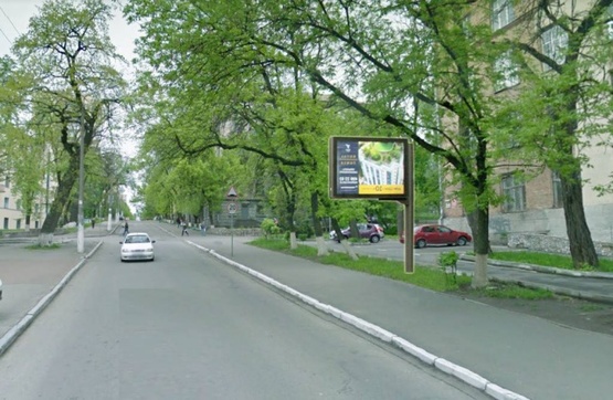 Фото рекламной плоскости по адресу вул. Академіка Янгеля , 18/20 навпроти