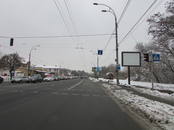 Фото рекламної площини за адресою Валерія Лобановського (Краснозвездный) проспект, світлофор (зуп."Мистецька")