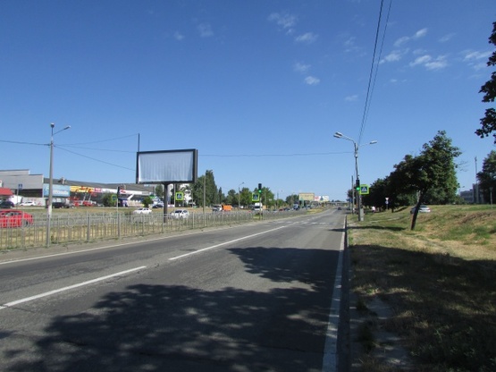 Фото рекламної площини за адресою Богатирська, 11/ Озерна вул. (на розподілювачі) рух із Киева