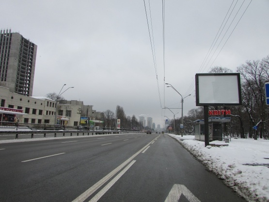 Фото рекламной плоскости по адресу Перемоги проспект / Академіка Янгеля