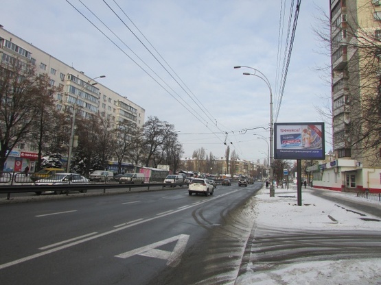Фото рекламної площини за адресою Чоколівський бульвар, поміж буд. 20, 22