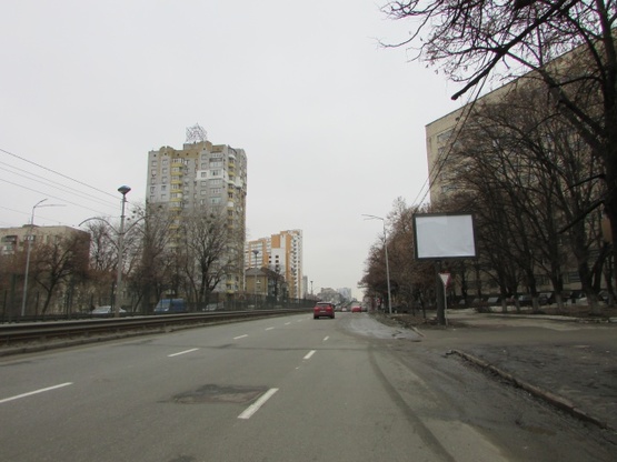 Фото рекламной плоскости по адресу Борщагівська, 148 / Ковальский провулок