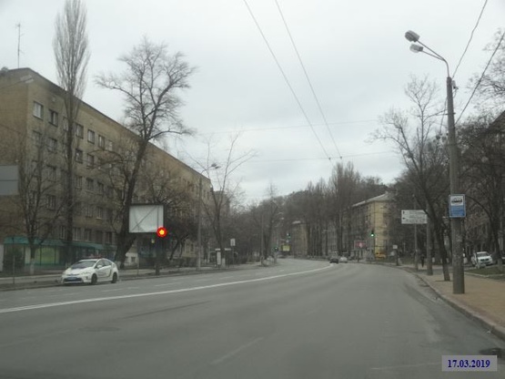 Фото рекламной плоскости по адресу Бойчука Михайла (Кіквідзе), 36