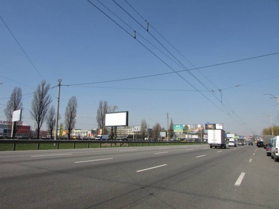 Фото рекламной плоскости по адресу Кільцева дорога / вулиця Тулузи (розподілювач), навпроти "Борщагівський ринок", рух в напрямку до проспекту Перемоги