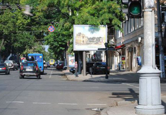 Фото рекламной плоскости по адресу Б.Арнаутская ул., - Ришельевская ул., 60