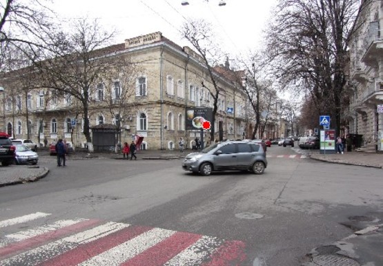 Фото рекламной плоскости по адресу Садовая ул. №12 угол Дворянской ул. В4