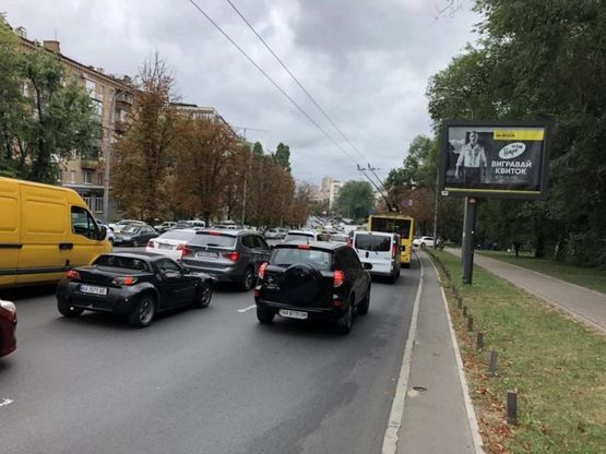 Фото рекламної площини за адресою Воздухофлотский 9, к пр Победы