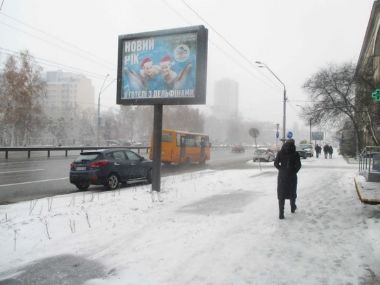 Фото рекламной плоскости по адресу пр.Перемоги, 45 -в центр ст.м.Шулявская