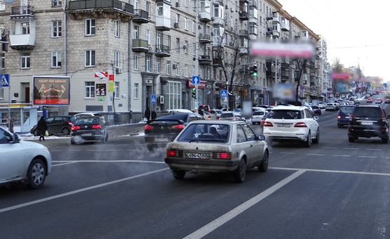 Фото рекламної площини за адресою Красноармейская 132/Любченко (А4)- СКРОЛЛЕР Напр.на Океан Плаза,Фуршет