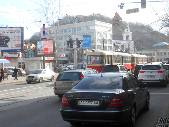 Фото рекламной плоскости по адресу ул. Глибочицька, 101