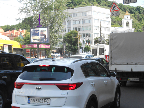 Фото рекламной плоскости по адресу вул. Глибочицька, 101