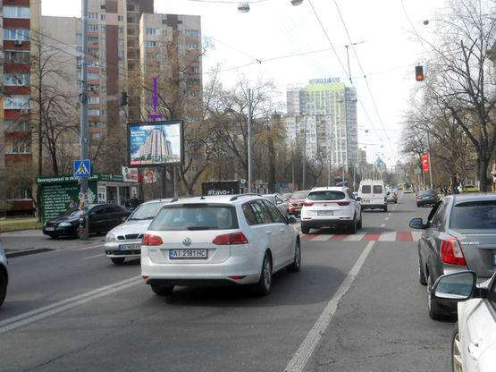 Фото рекламной плоскости по адресу вул. Мельникова, 5, ст.м. Лук’янівська