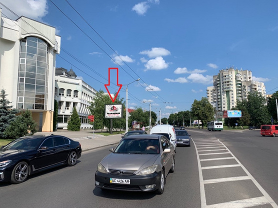 Фото рекламної площини за адресою пр. Волі_Київський майдан, ст. Б