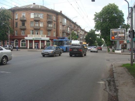 Фото рекламной плоскости по адресу ул. Октябрьская, 43