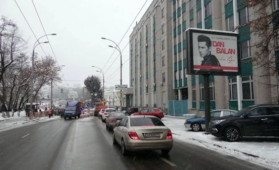 Фото рекламной плоскости по адресу вул.Федорова 20/інститут ім.Патона-на Протасів Яр, Соломянську пл (А) СКРОЛЕР