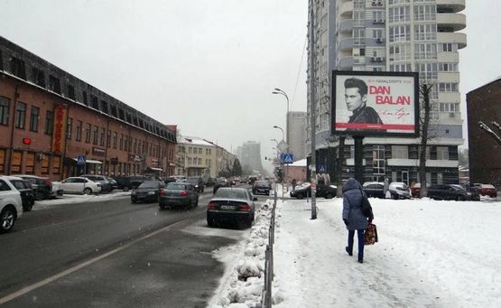 Фото рекламной плоскости по адресу вул.Казиміра Малевича 86Д (Боженко)/на вул.Гринченко,Федорова (А3) СКРОЛЕР