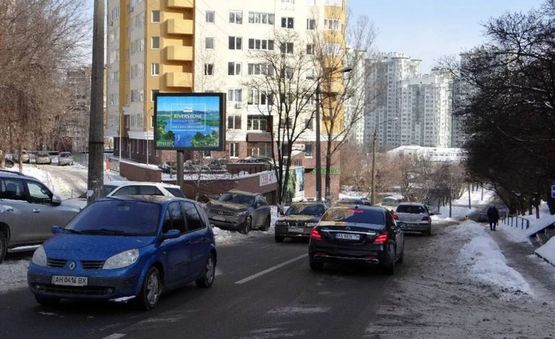 Фото рекламной плоскости по адресу вул.Генерала Шаповала (Механизаторов)-100м від вул.Соломянська-на пл.П Кривоноса (В) СКРОЛЕР