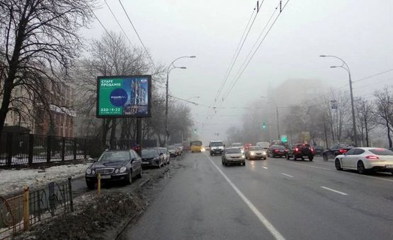 Фото рекламної площини за адресою пр-т Лобановського (Краснозвездный), 23 /напр.на Деміївську пл.(В) СКРОЛЕР