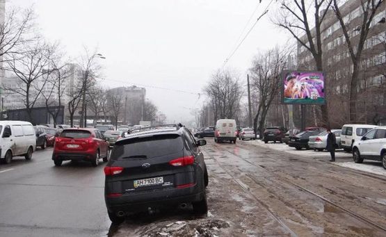 Фото рекламної площини за адресою вул.Дегтярівська 48/на ст.м Берестейська (А5) СКРОЛЕР