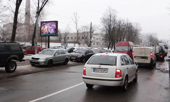 Фото рекламной плоскости по адресу вул.Дегтярівська 48/на ст.м Лукьянівська (В) СКРОЛЕР