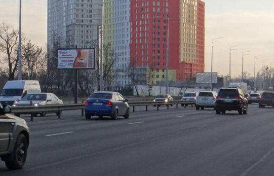 Фото рекламной плоскости по адресу Столичне ш/Видубичи (АЗС Глуско)/Південний міст - на Конча Заспа,вул.Заболотного  (В3) СКРОЛЛЕР