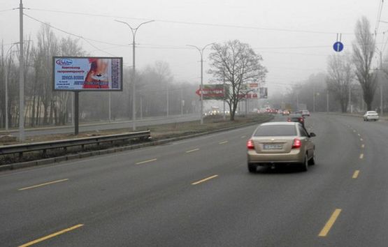Фото рекламной плоскости по адресу Заболотного/пов.на вул.Метеорогічна-на Конча-Заспа,Столичне ш,НовоОбухівське ш.(роздподілювач) (А2)