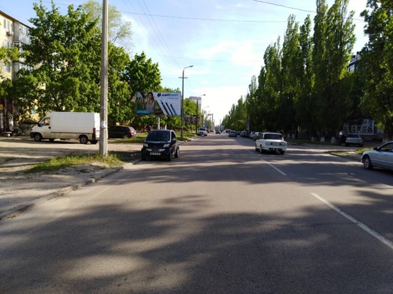 Фото рекламної площини за адресою Калнишевського Петра просп.(Косиора ул.), 17, (Укрпошта №51, магазин "Маяк", "ВТБ" банк, "ОТР" банк), в направл. ул. Б.Хмельницкого