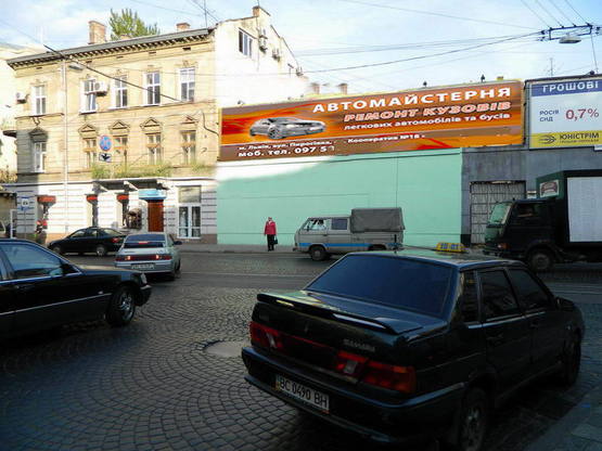 Фото рекламной плоскости по адресу Франка,41