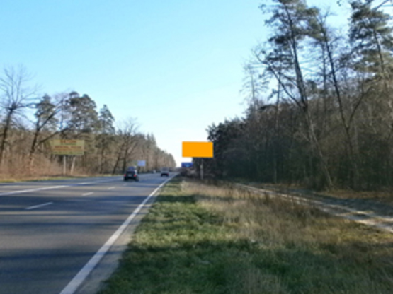 Фото рекламной плоскости по адресу Км 2+750 от  ул. Генерала Наумова, направление на Киев, Трасса Ирпень-Киев