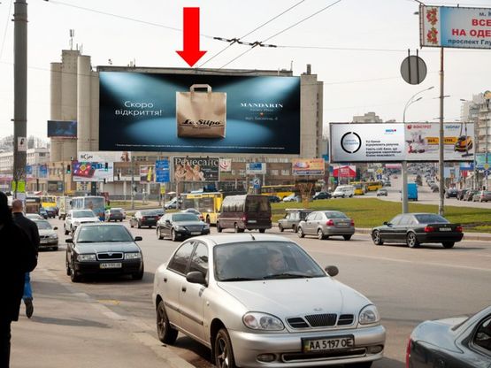 Фото рекламної площини за адресою Васильковская ул., 1