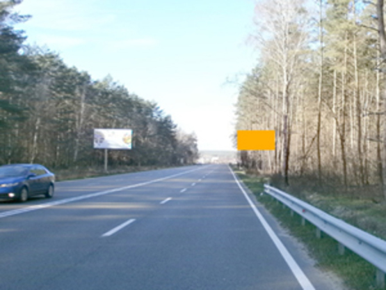 Фото рекламной плоскости по адресу Км 4+800 от  ул. Генерала Наумова, направление из Киева, Трасса Ирпень-Киев